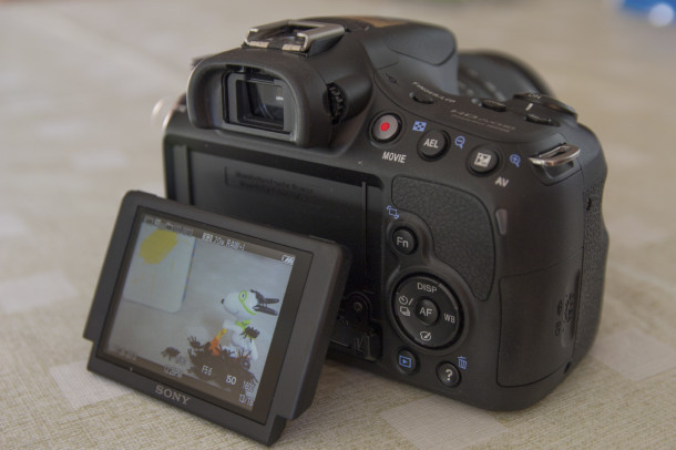 Sony A58 écran pivotant