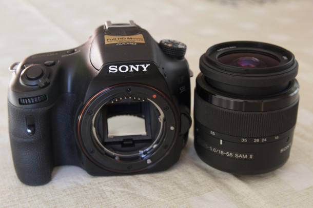 Sony A58 capteur et objectif