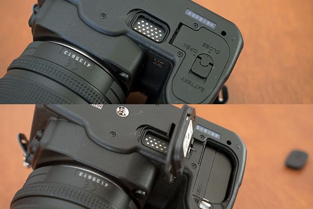 Pentax K-3-compartiment