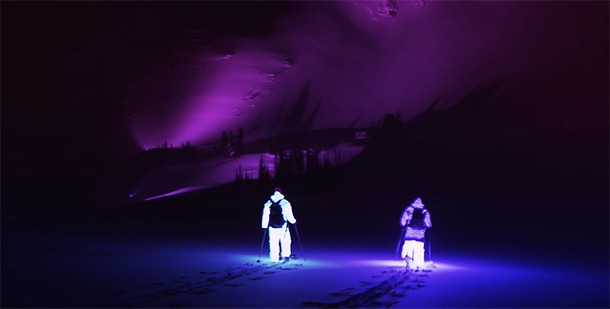 AFTERGLOW led ski