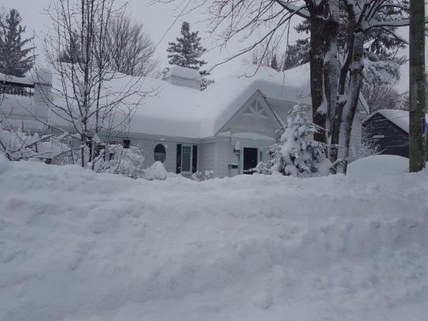 Tempête hivernale au Québec 14 mars 2017