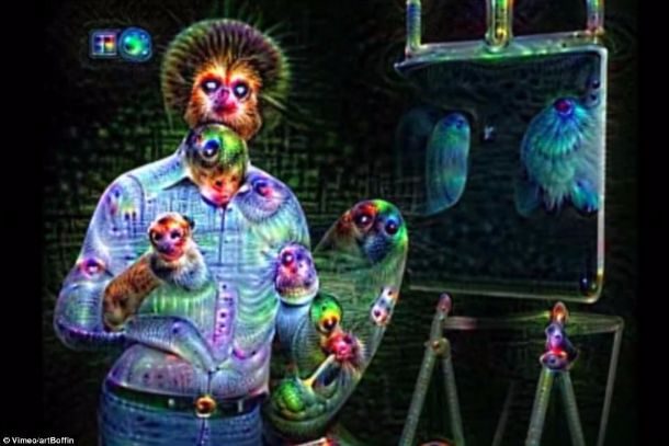 DeepDream Bob Ross