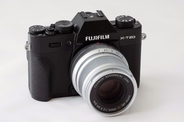 Fujifilm X-T20 avec objectif 50mm f1.4