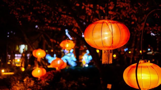 Lanternes chinoises - (c) Christian Jarry